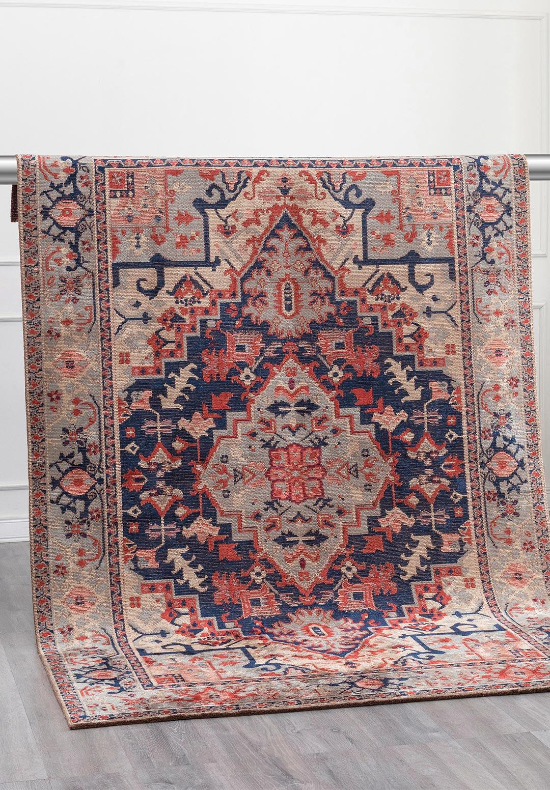 CITADEL BEIGE - BLUE - DARK NAVY - RED RUG
