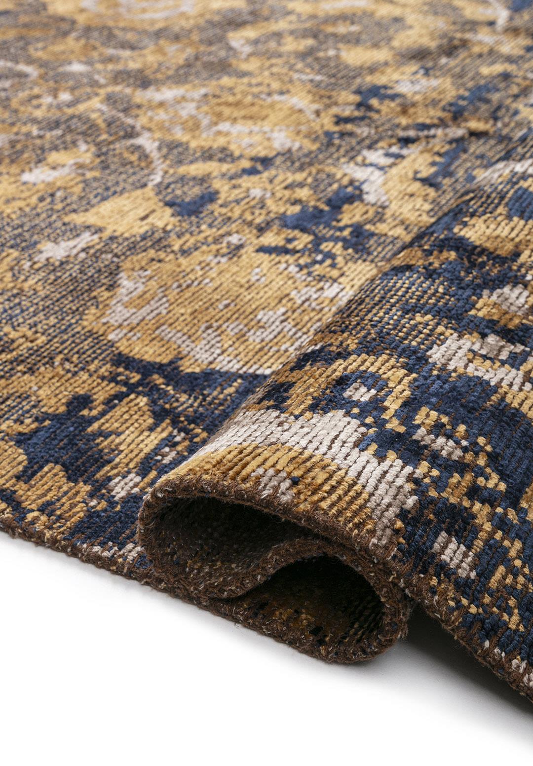 DREAM BONE - GOLD - DARK NAVY RUG