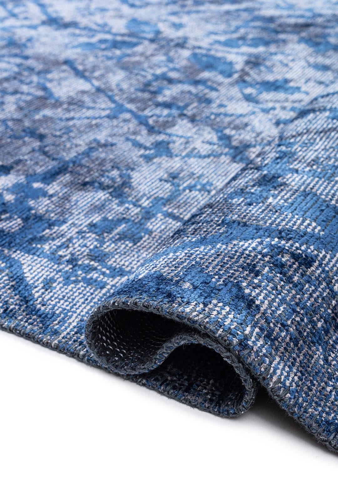 FABLE LIGHT GREY - NAVY BLUE - NAVY BLUE RUG