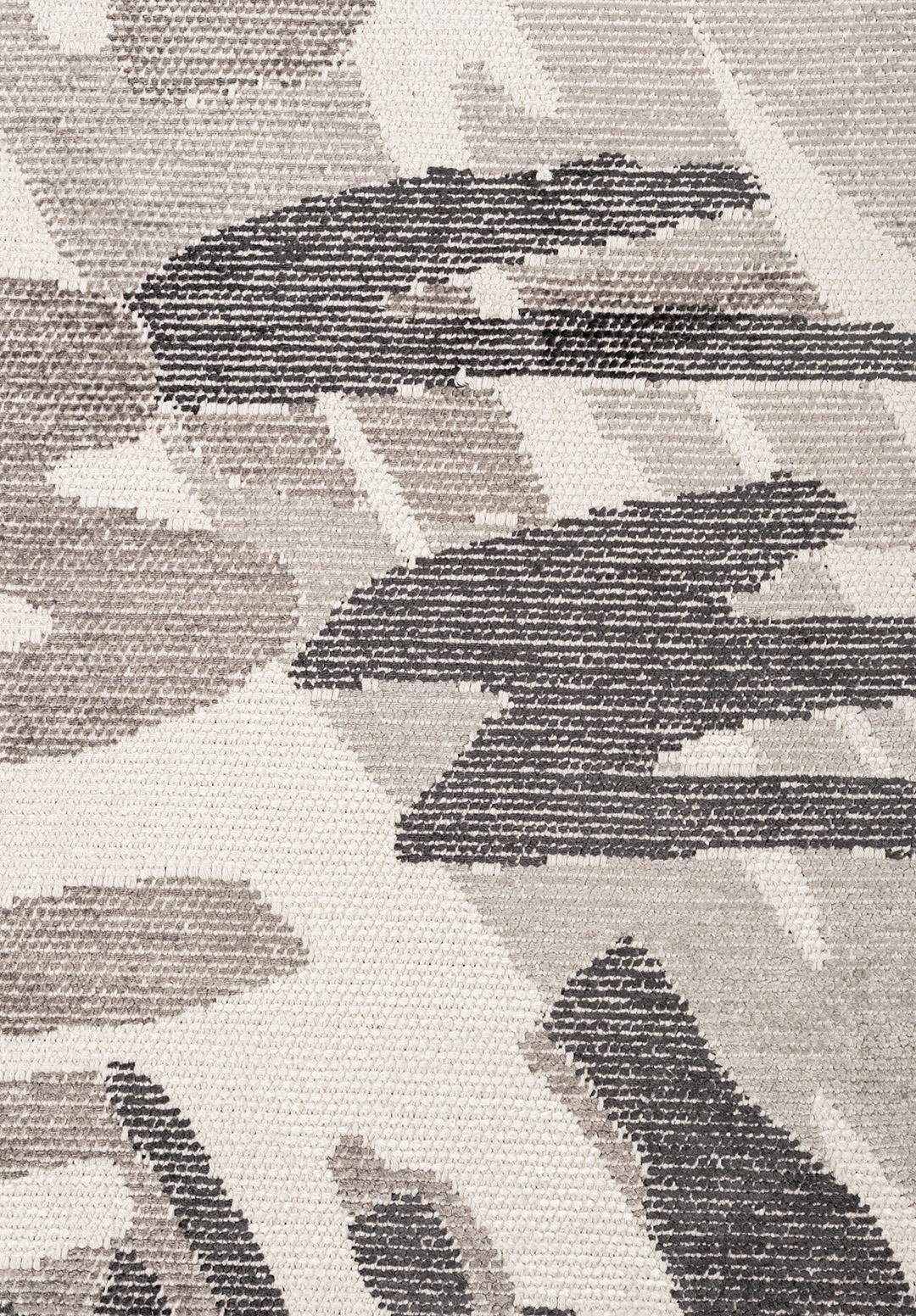 CARNIVAL CHARCOAL - DARK GREY - GREY - ECRU RUG