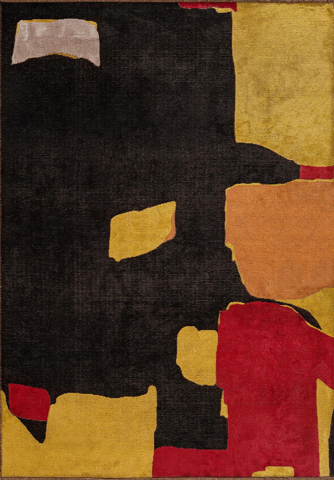 EUPHORIA YELLOW - BONE - RED - TERRA - BLACK RUG