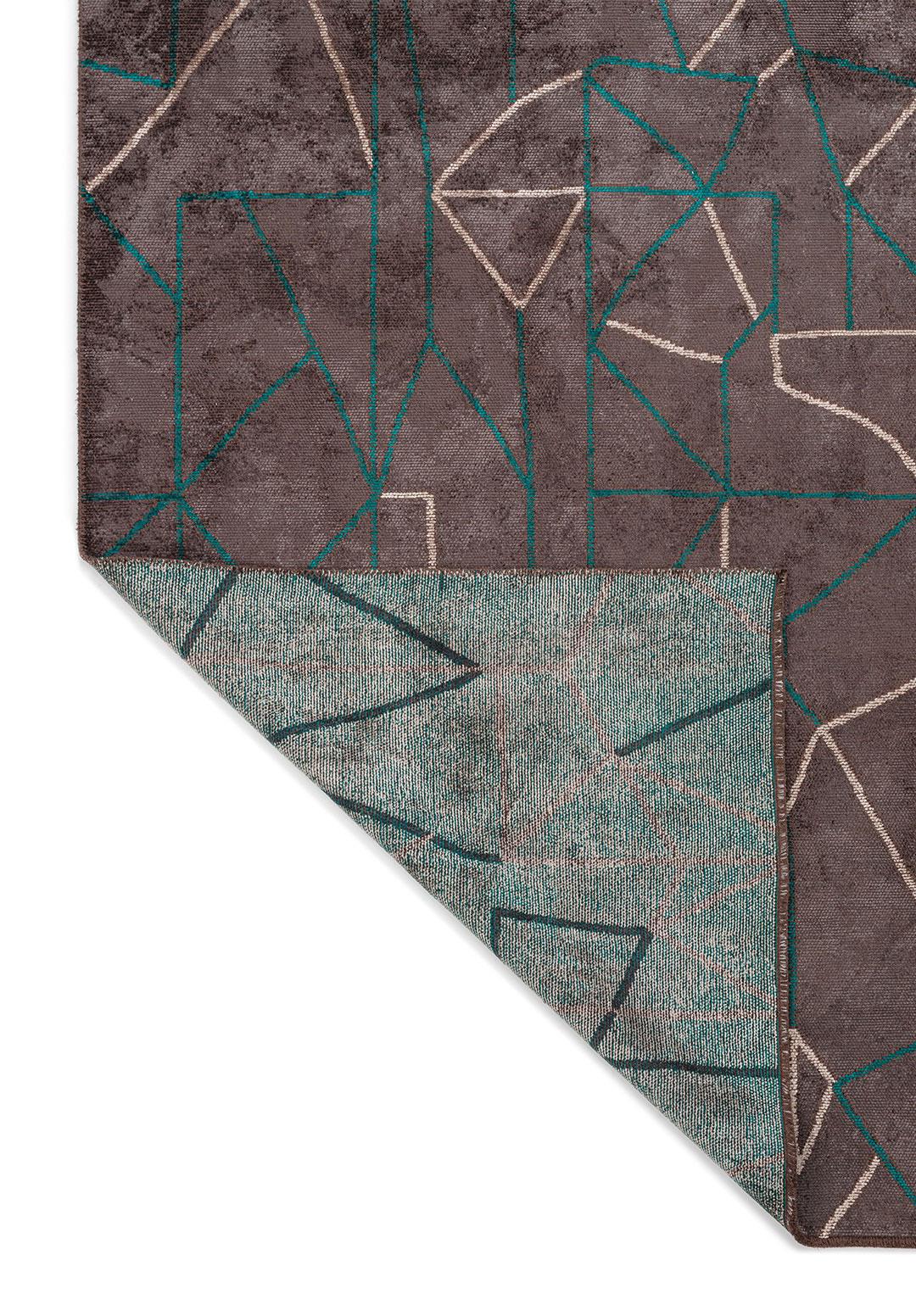 DELTA DARK TURQUOISE - AÇIK GRI - CHARCOAL RUG