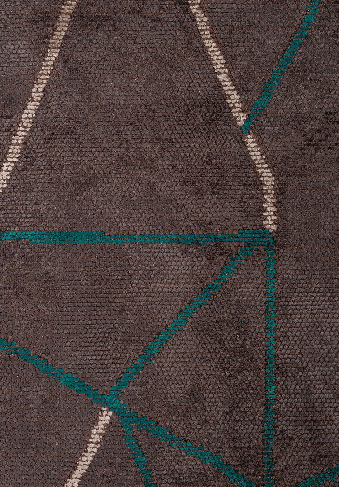 DELTA DARK TURQUOISE - AÇIK GRI - CHARCOAL RUG