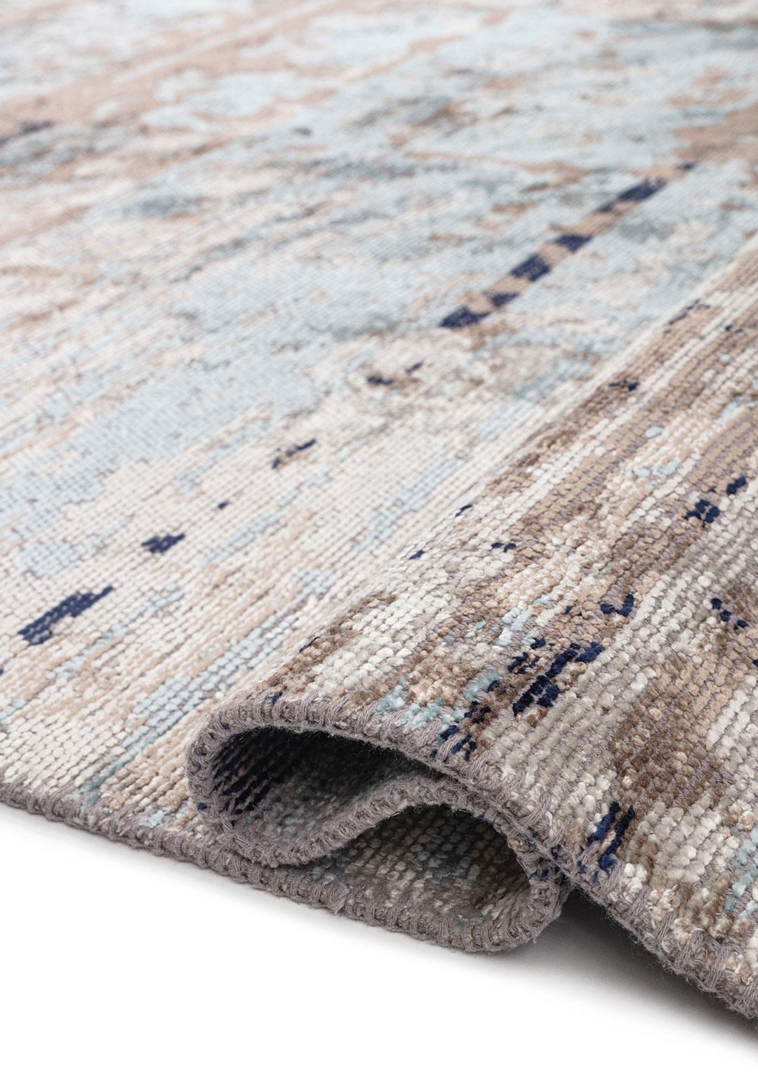 DAWN BONE - ICE BLUE - DARK NAVY - NOUGAT RUG