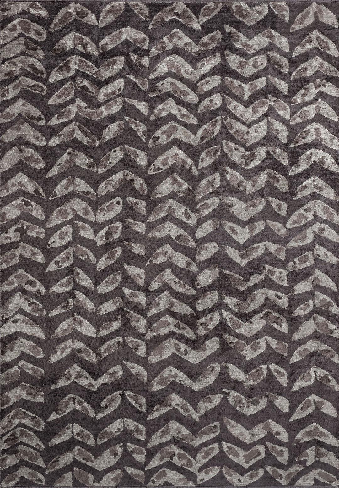 NOVA CHARCOAL - DARK GREY - BONE RUG