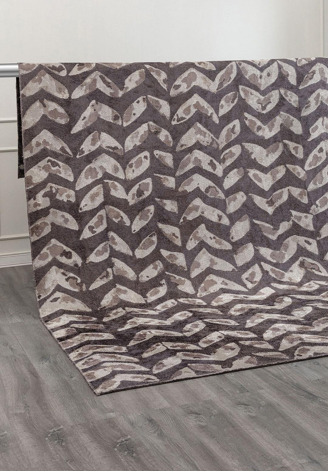 NOVA CHARCOAL - DARK GREY - BONE RUG