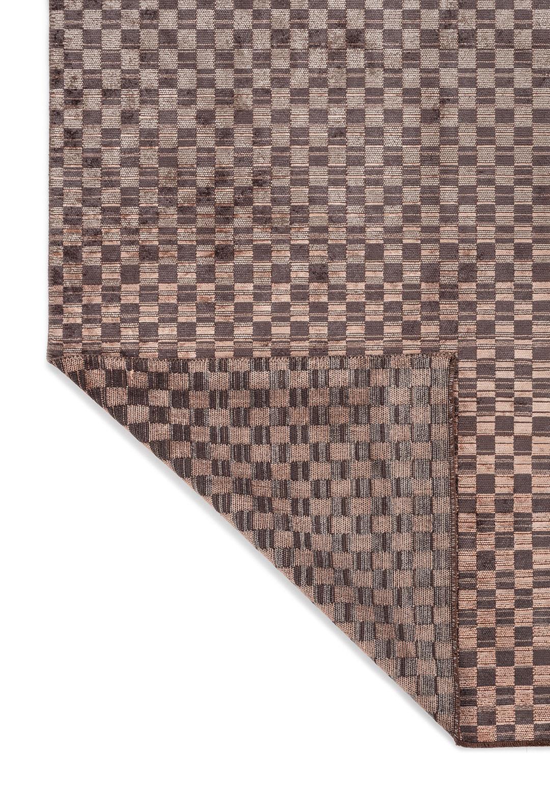 MOSAIC CHARCOAL - DARK GREY - COPPER - GREY RUG