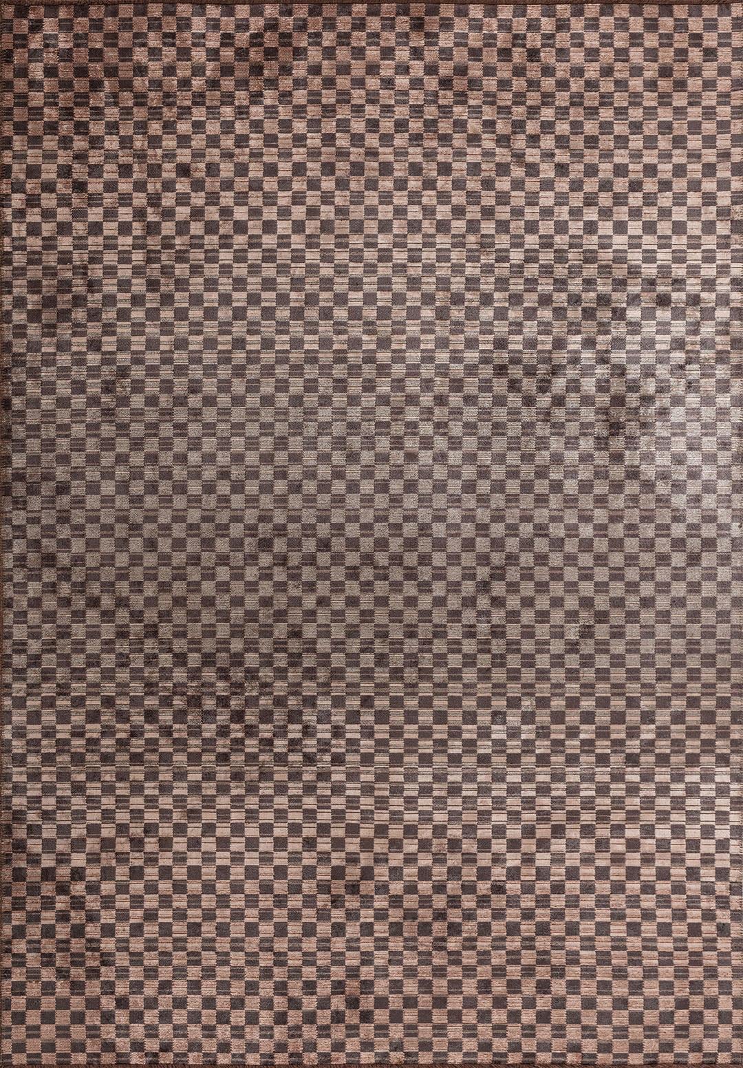 MOSAIC CHARCOAL - DARK GREY - COPPER - GREY RUG