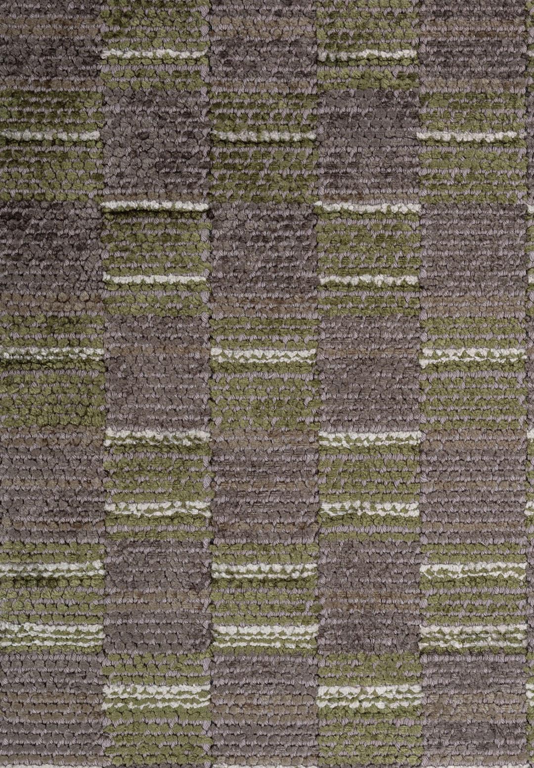 MOSAIC ANTHRACITE - KHAKI - GREEN - BONE RUG