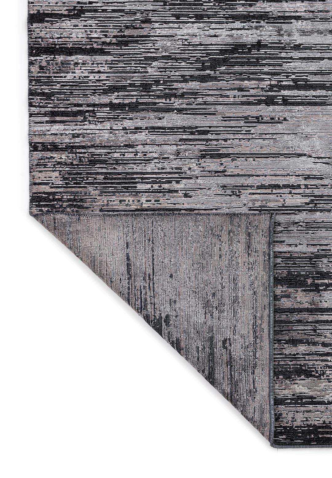 TWILIGHT BLACK - DARK GREY - LIGHT GREY RUG