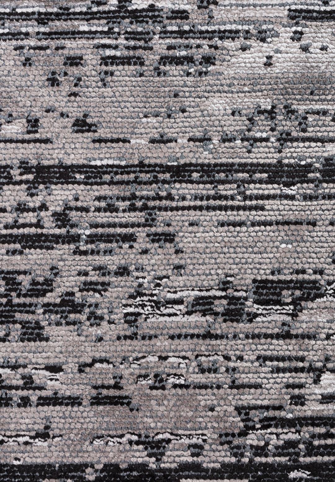 TWILIGHT BLACK - DARK GREY - LIGHT GREY RUG