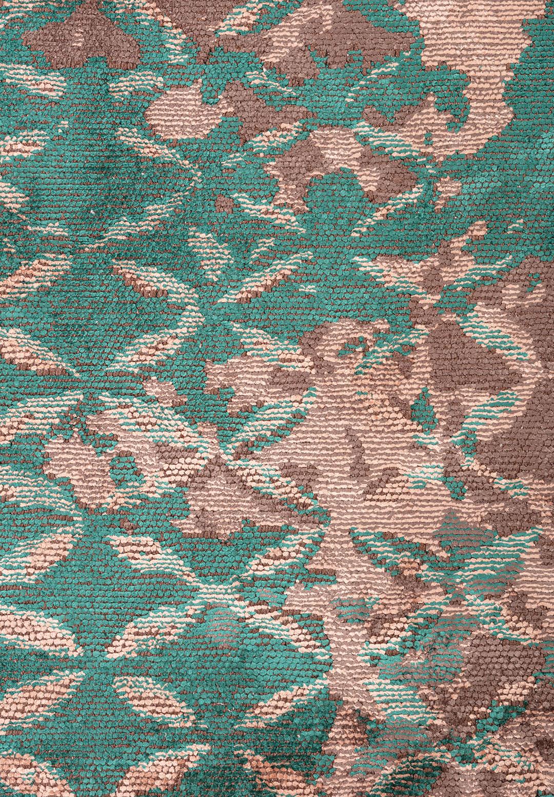 BLOOM KOYU VİZON - KOYU YEŞİL - BAKIR HALI