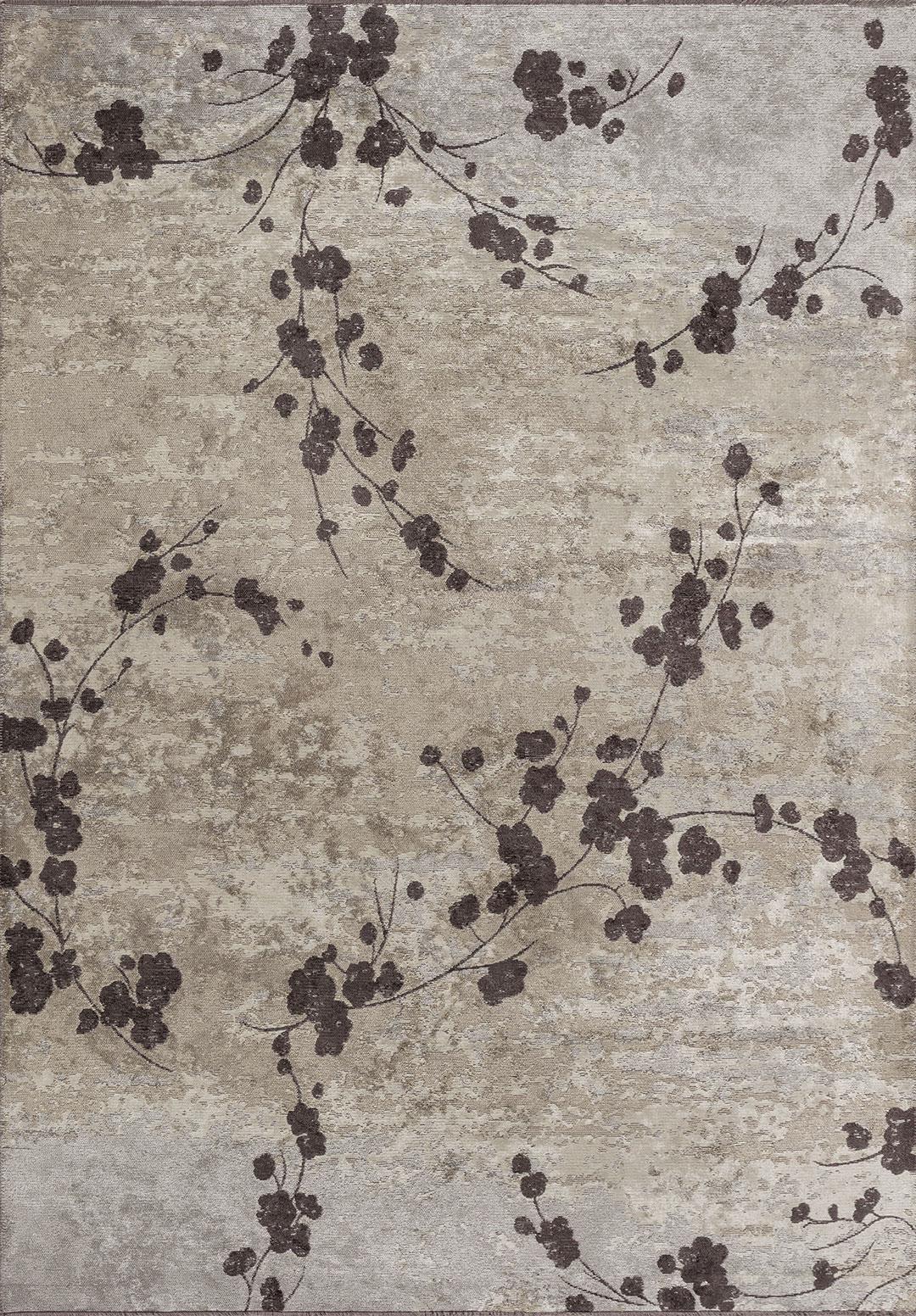BLOSSOM CHARCOAL - CREAM - BONE RUG
