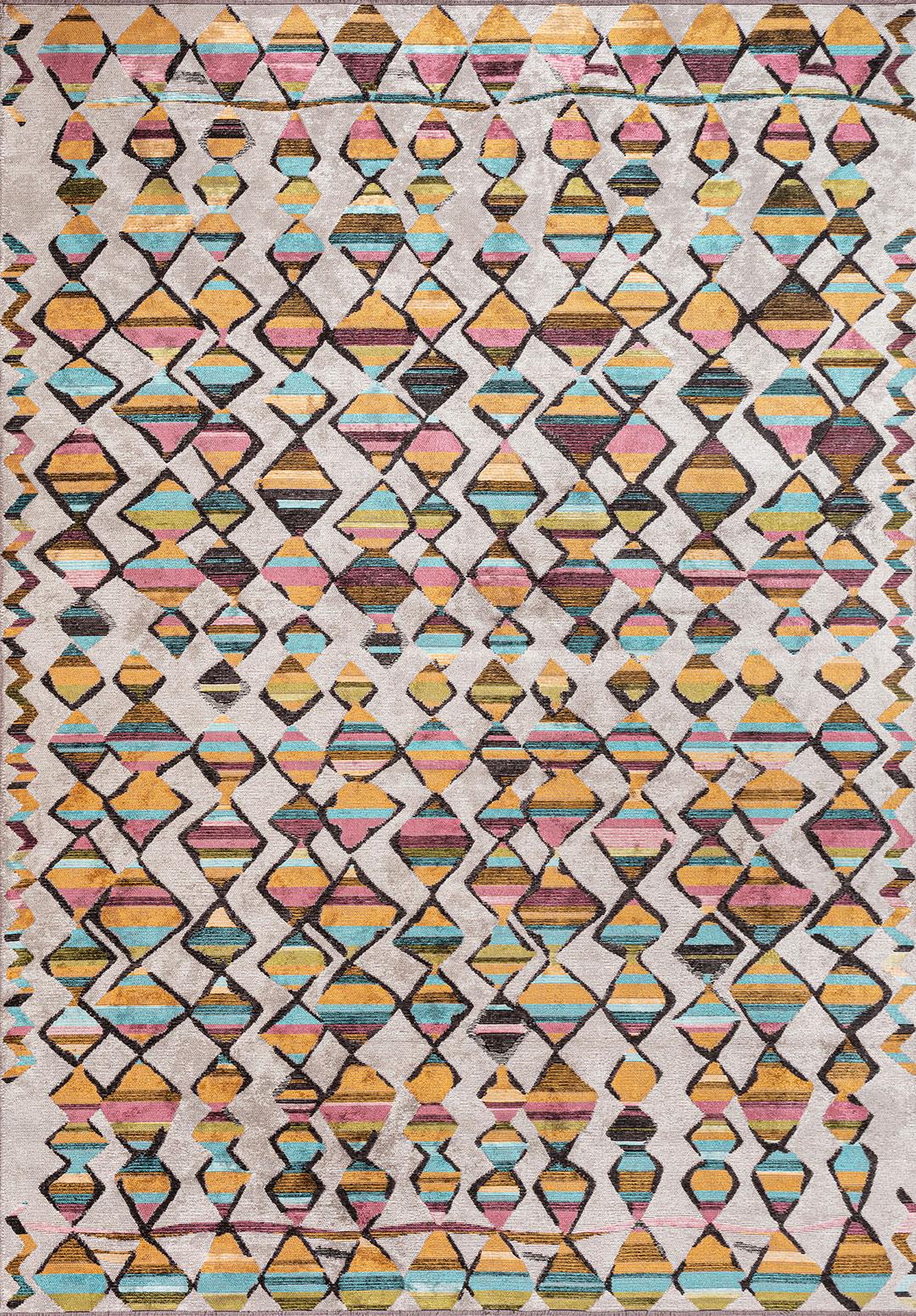 VISION HARDAL - SİYAH - AÇIK KREM - GÜL KURUSU - AÇIK GRİ - KİVİ HALI