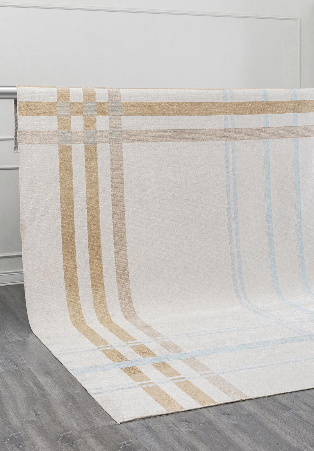 SCOTCH KOYU BEJ - BUZ MAVİSİ - EKRU HALI