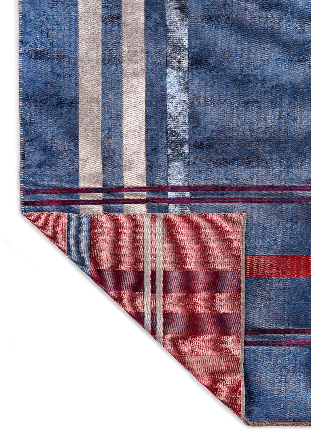 SCOTCH KEMİK - KIRMIZI - LACİVERT HALI