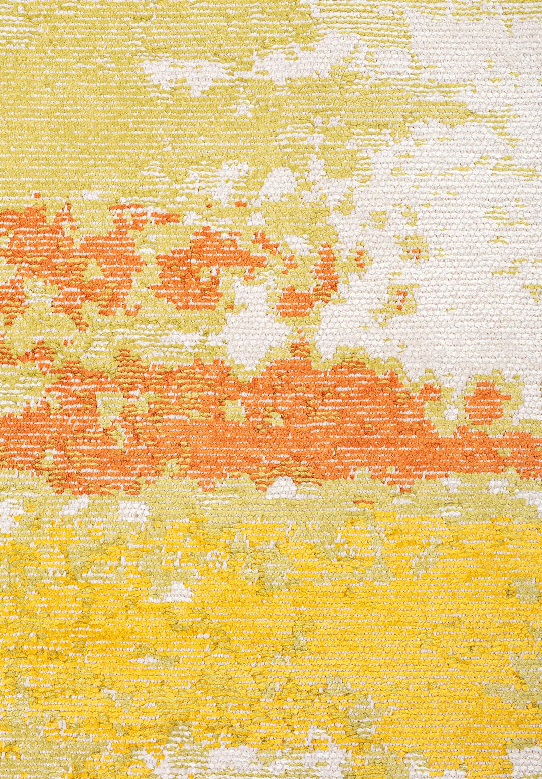 OASIS GREEN - RUST - TERRA - YELLOW - LIGHT GREY - ECRU RUG