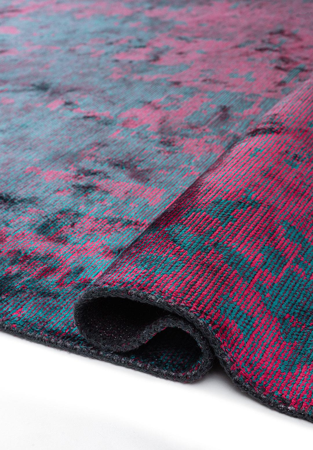 HORIZON KOYU TURKUAZ - KOYU MÜRDÜM - MACENTA HALI