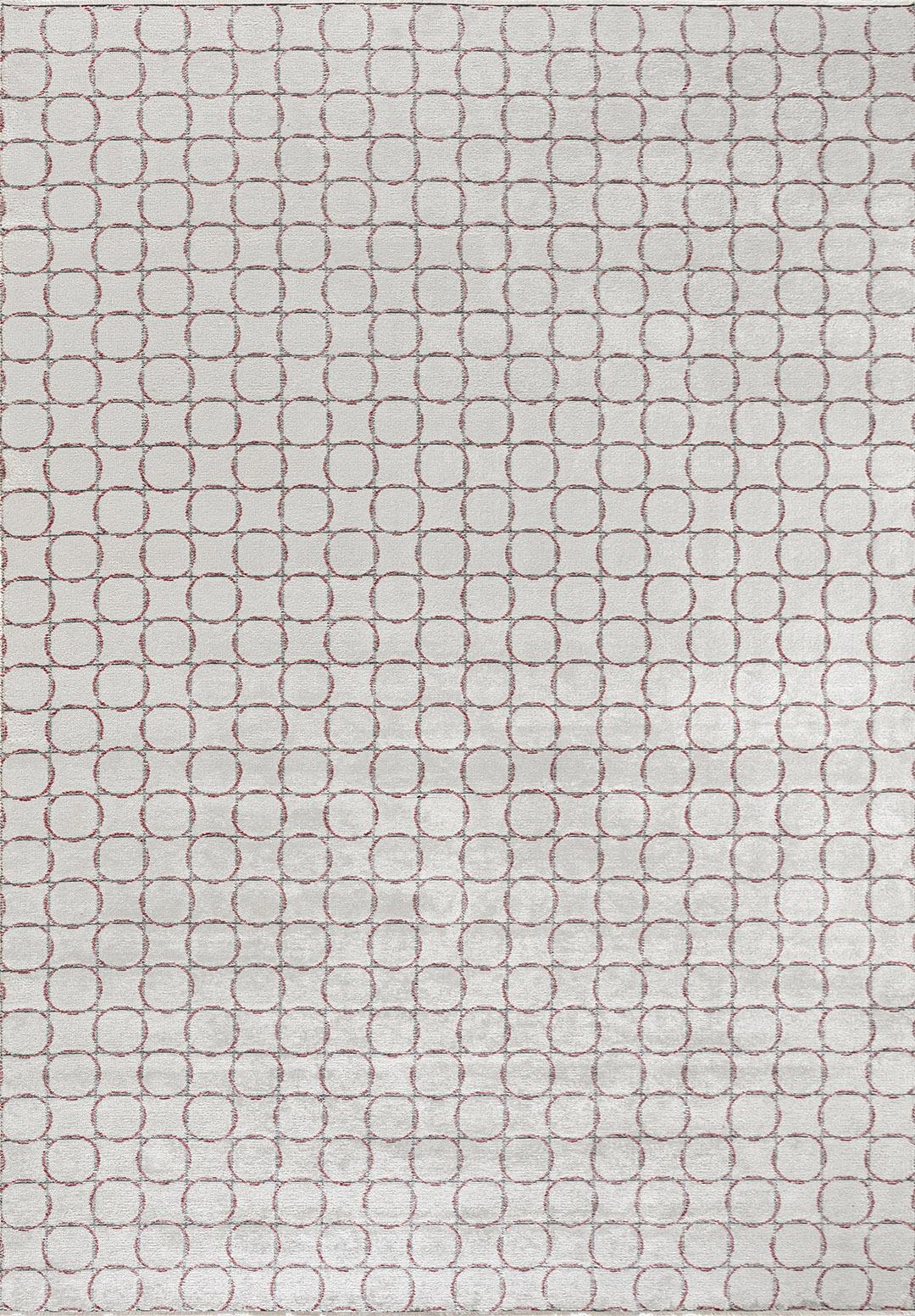 EQUINOX CHARCOAL - RED - ECRU RUG