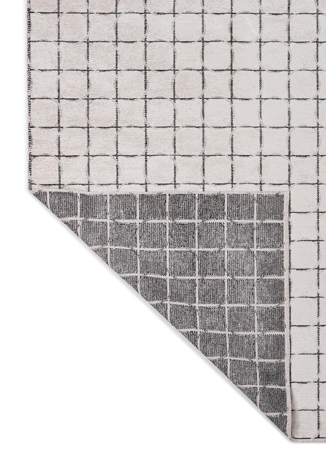 EQUINOX BLACK - LIGHT GREY - ECRU RUG