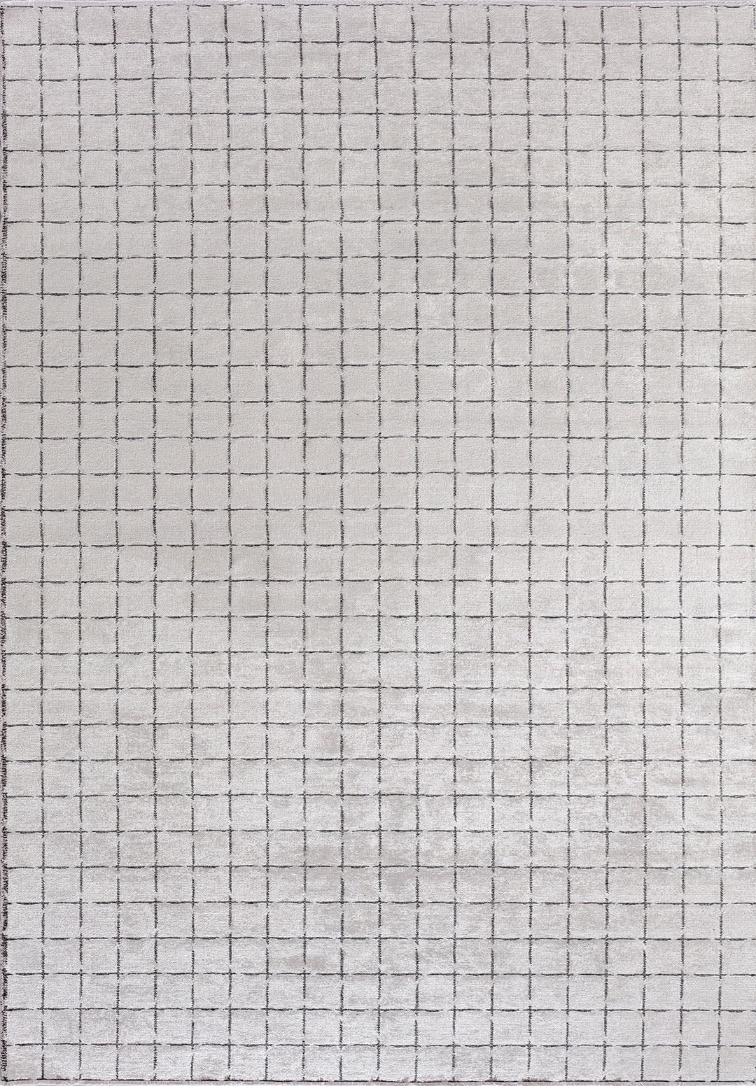 EQUINOX BLACK - LIGHT GREY - ECRU RUG