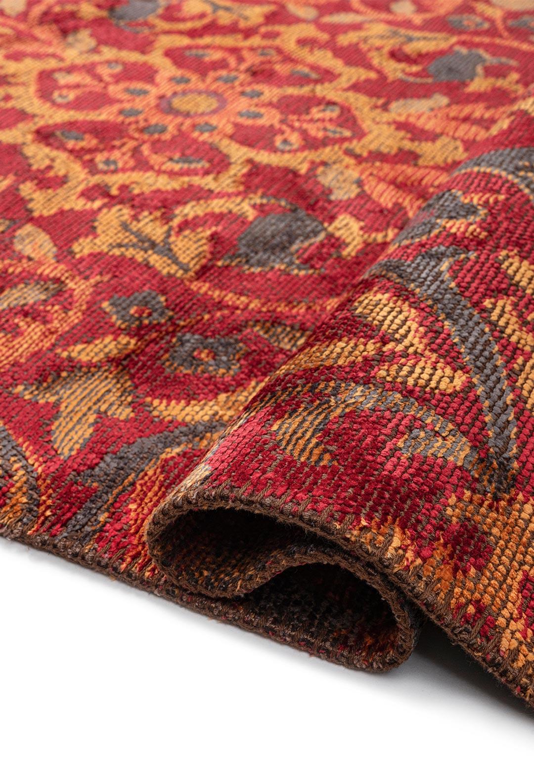 VIOLETTA KIRMIZI - TURUNCU - KÖMÜR HALI