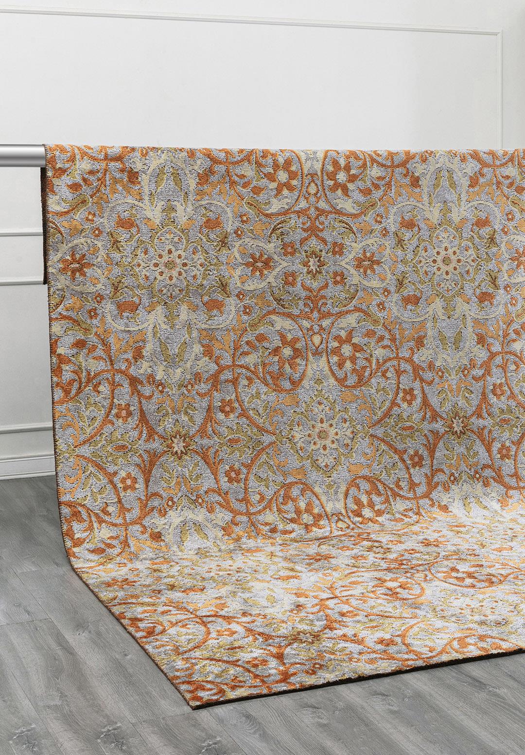 VIOLETTA BUZ MAVİSİ - ZEYTİN YEŞİLİ - KİREMİT HALI