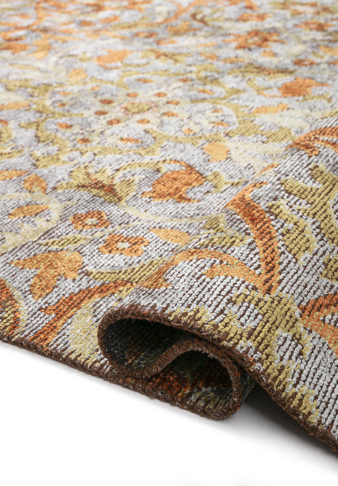 VIOLETTA BUZ MAVİSİ - ZEYTİN YEŞİLİ - KİREMİT HALI