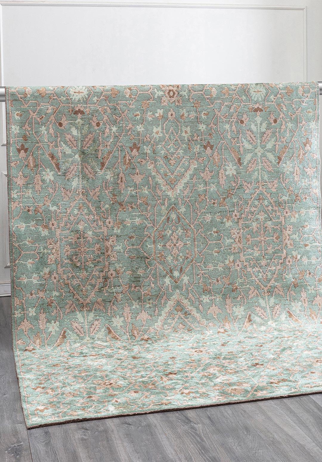 FLEUR MINK - CREAM - RIVER GREEN RUG