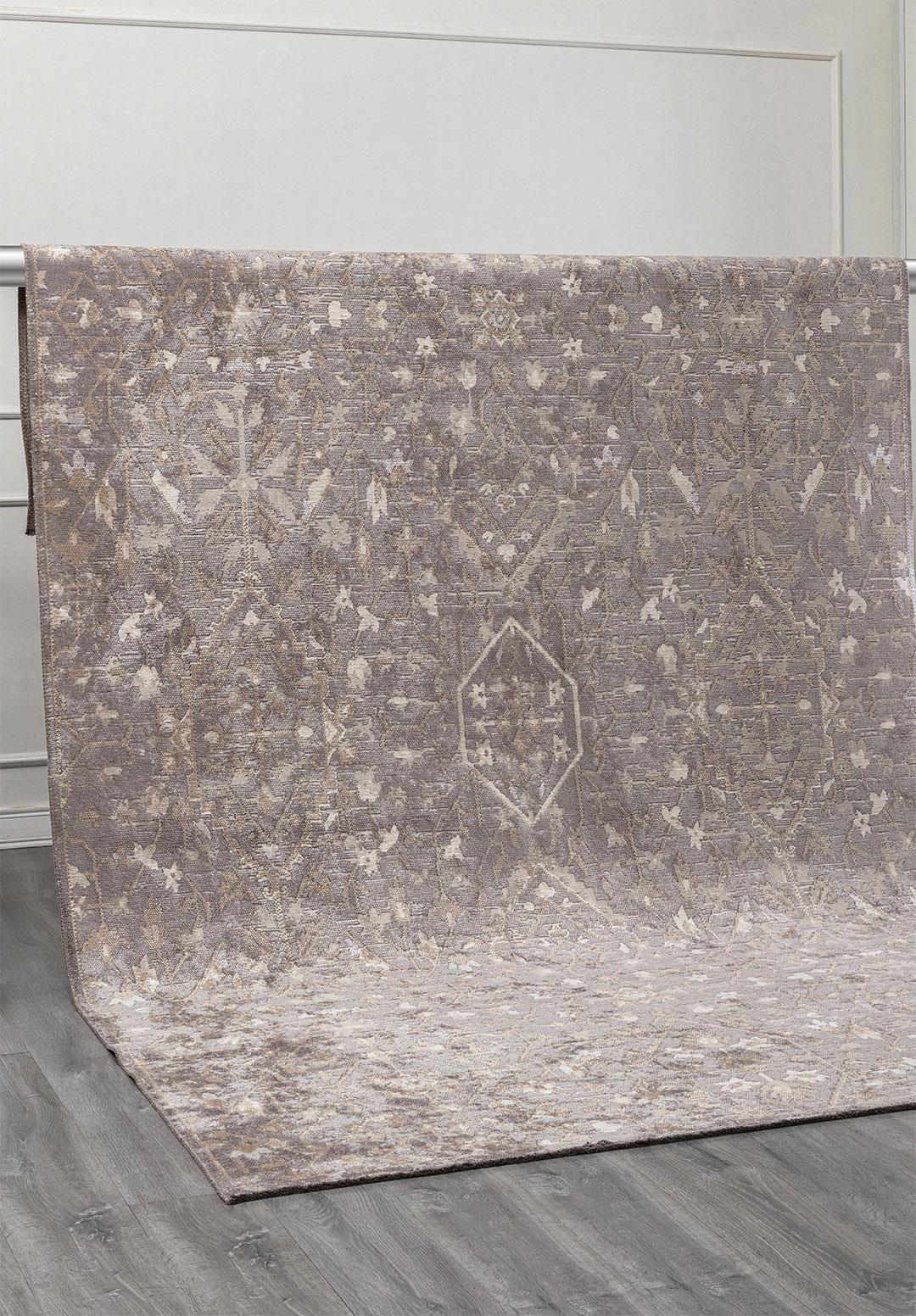 FLEUR BONE - BEIGE - GREY RUG