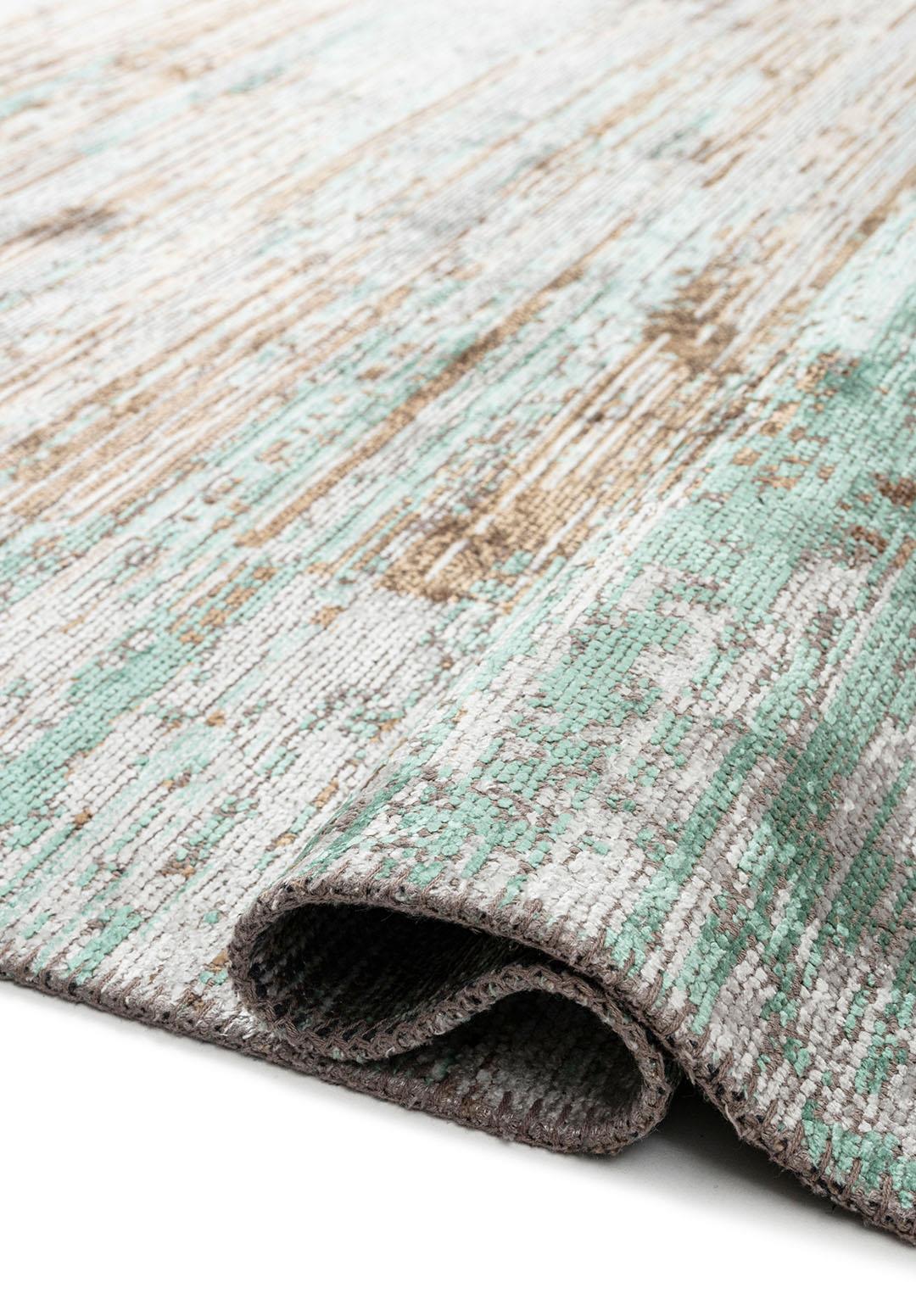 TWILIGHT MINK - RIVER GREEN - BONE RUG