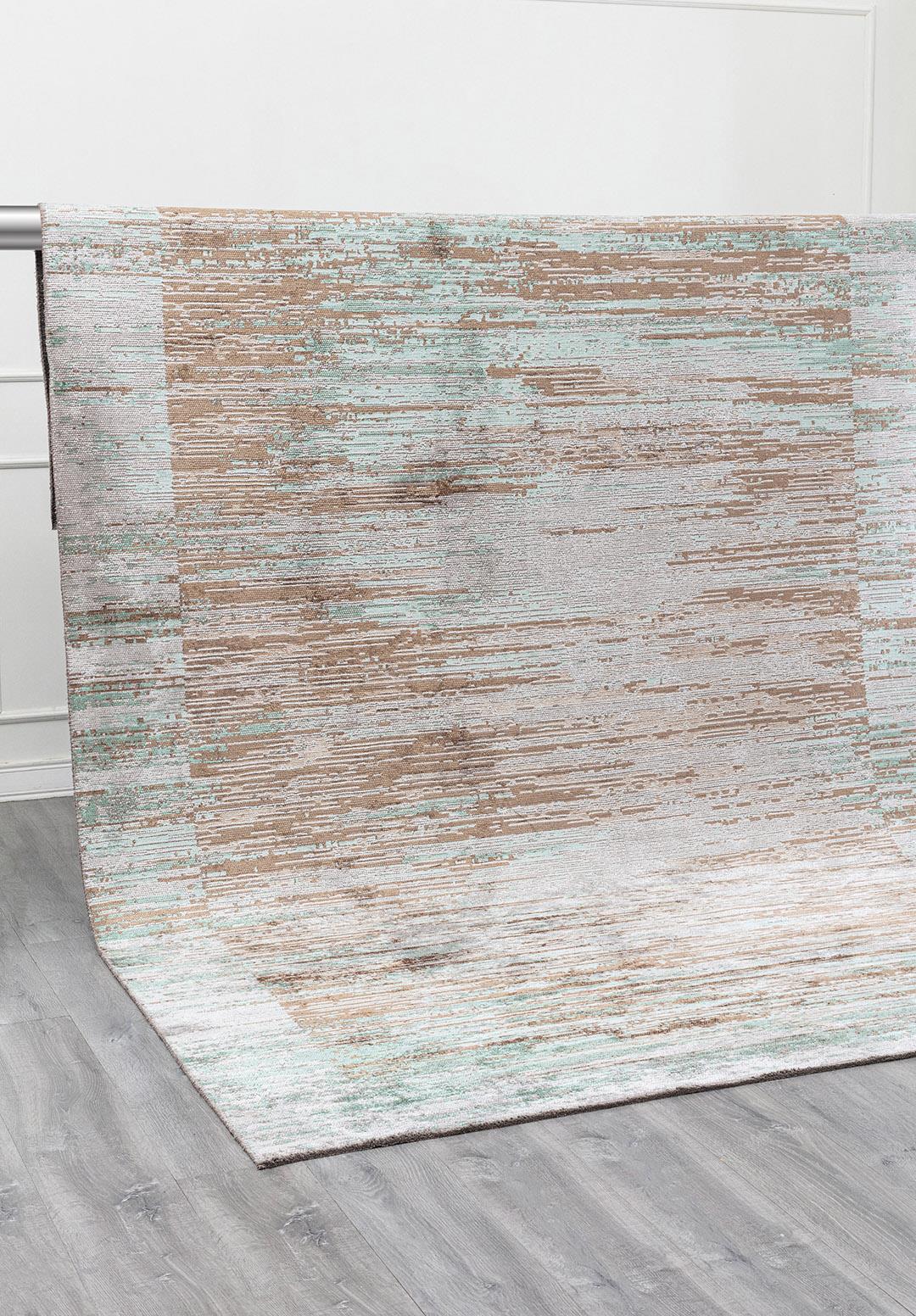 TWILIGHT MINK - RIVER GREEN - BONE RUG