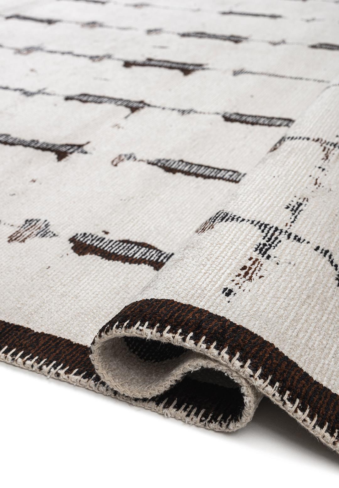 MAYA KOYU KAHVE - SİYAH - EKRU HALI