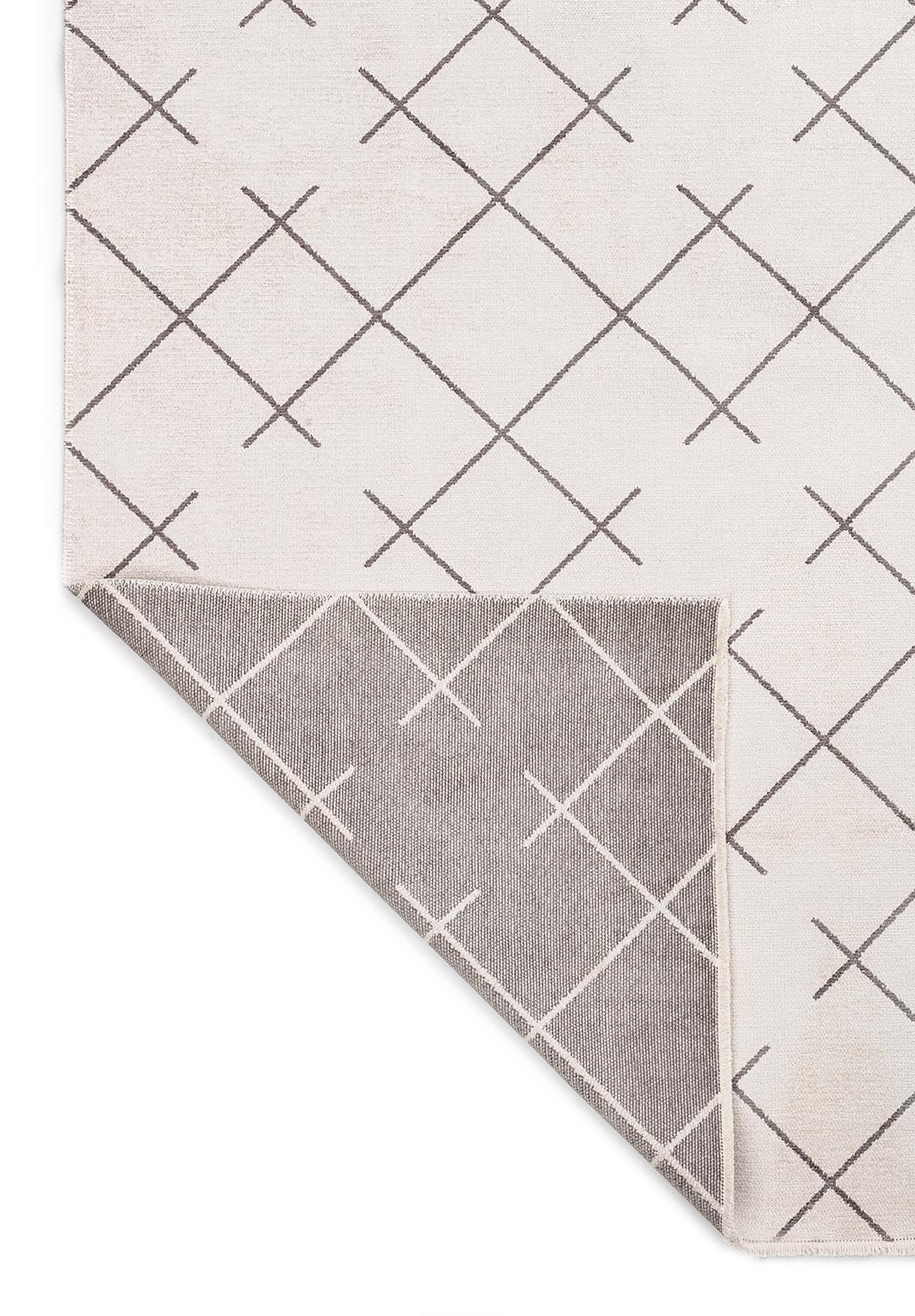 FUSE DARK GREY - GREY - ECRU RUG