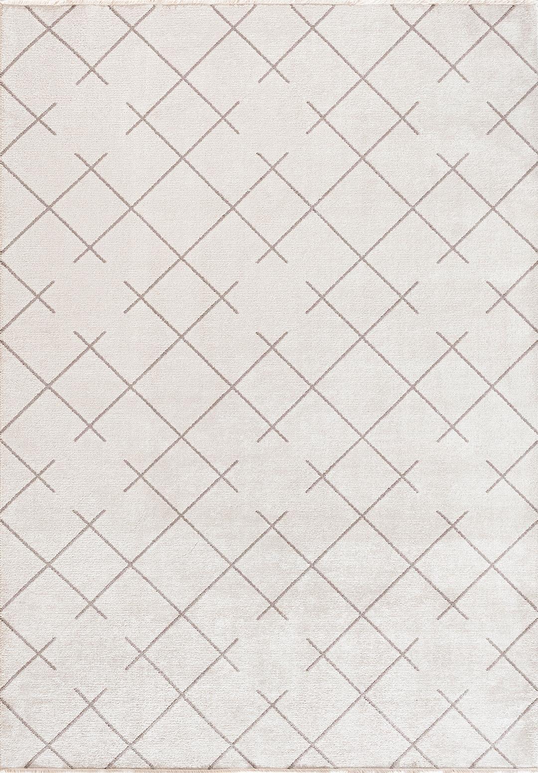 FUSE DARK GREY - GREY - ECRU RUG