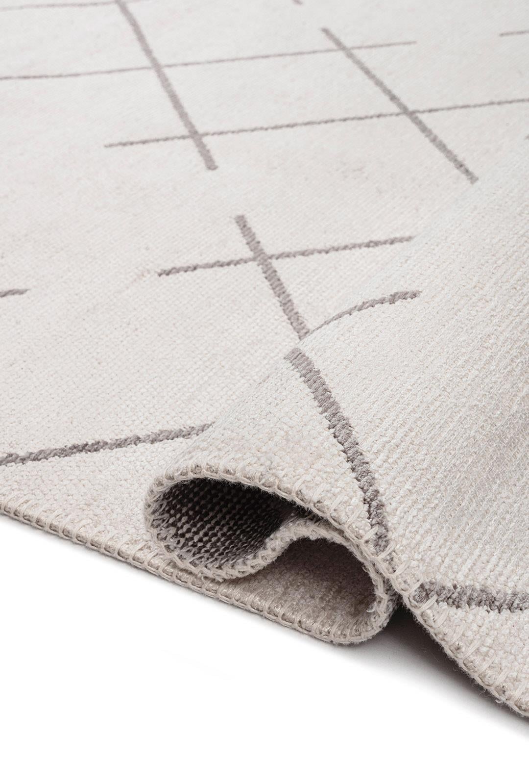 FUSE DARK GREY - GREY - ECRU RUG