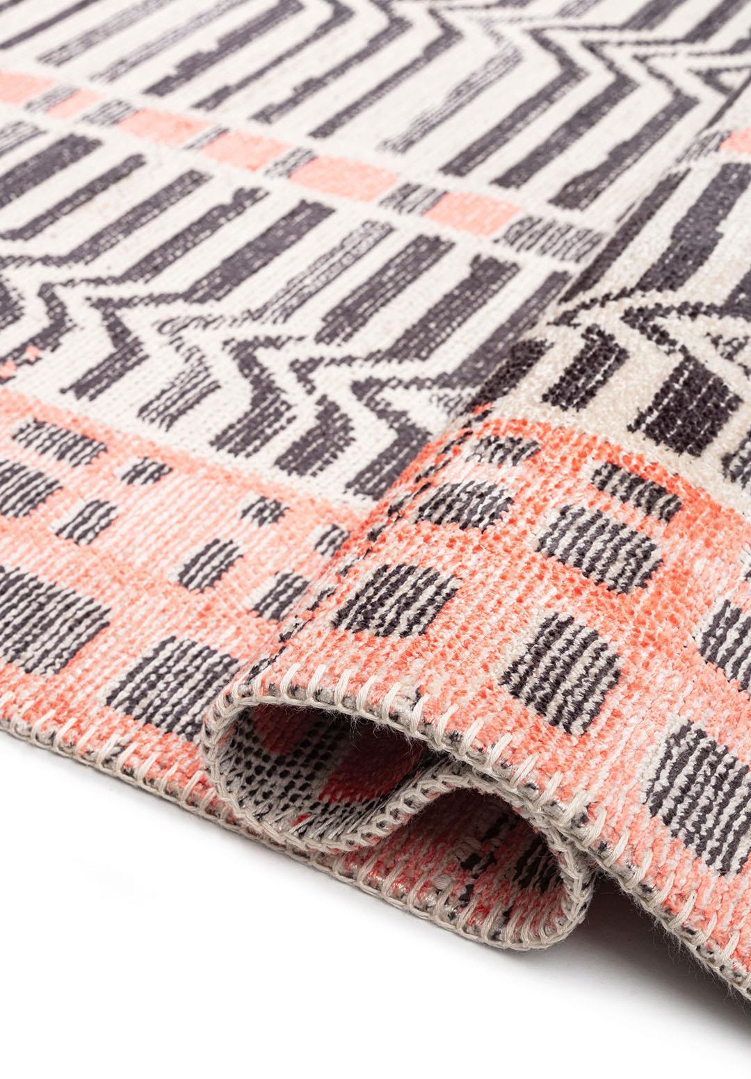 INCA KÖMÜR - AÇIK KREM - AÇIK MERCAN HALI