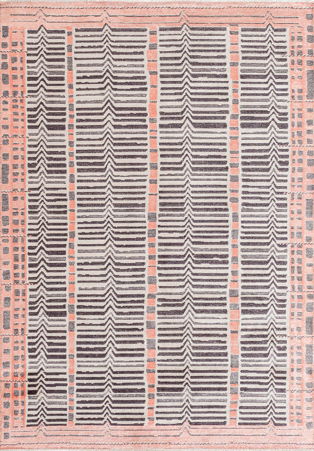 INCA KÖMÜR - AÇIK KREM - AÇIK MERCAN HALI