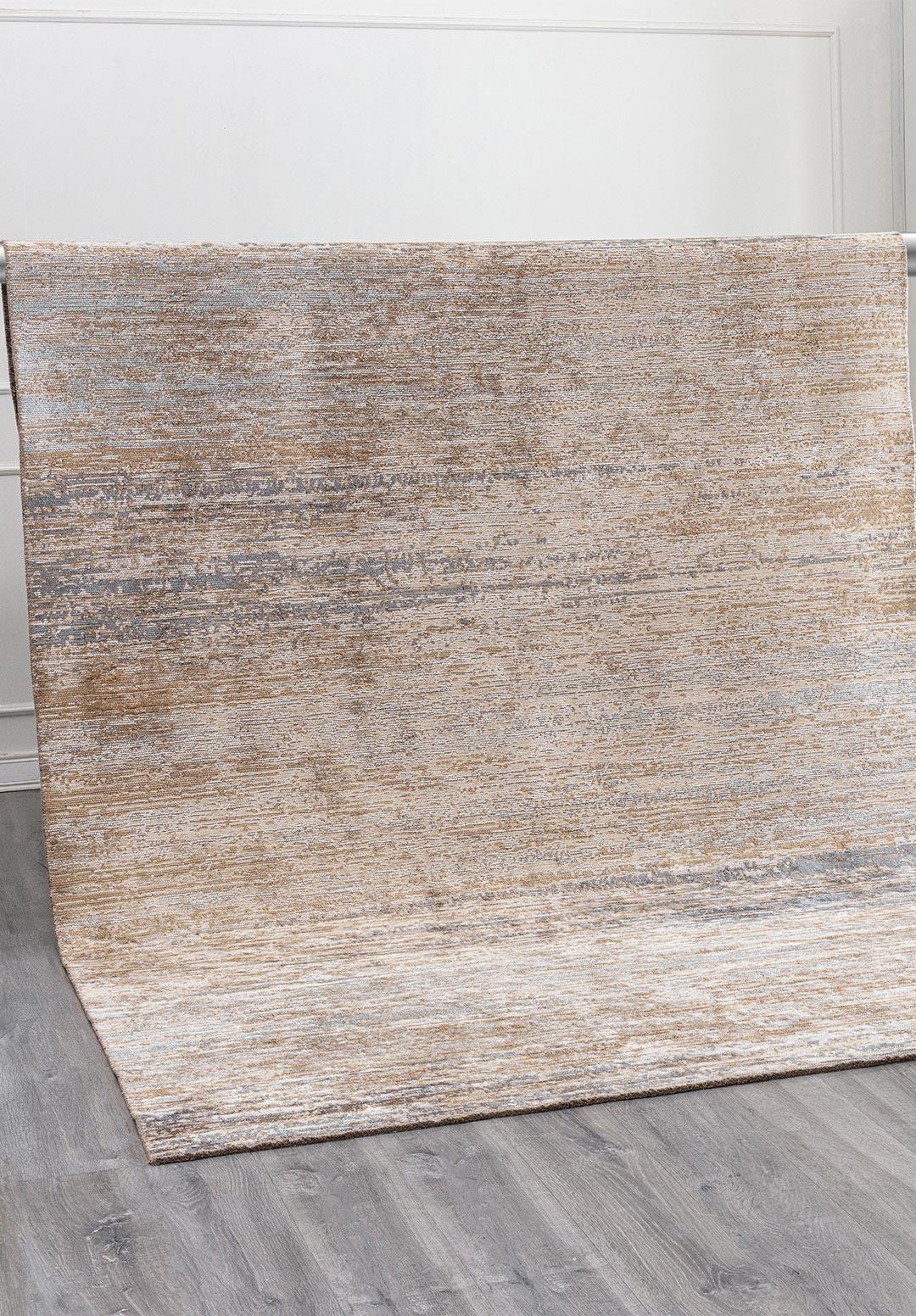 DRIFT WHITE - DARK BEIGE - BLUE - ICE BLUE RUG