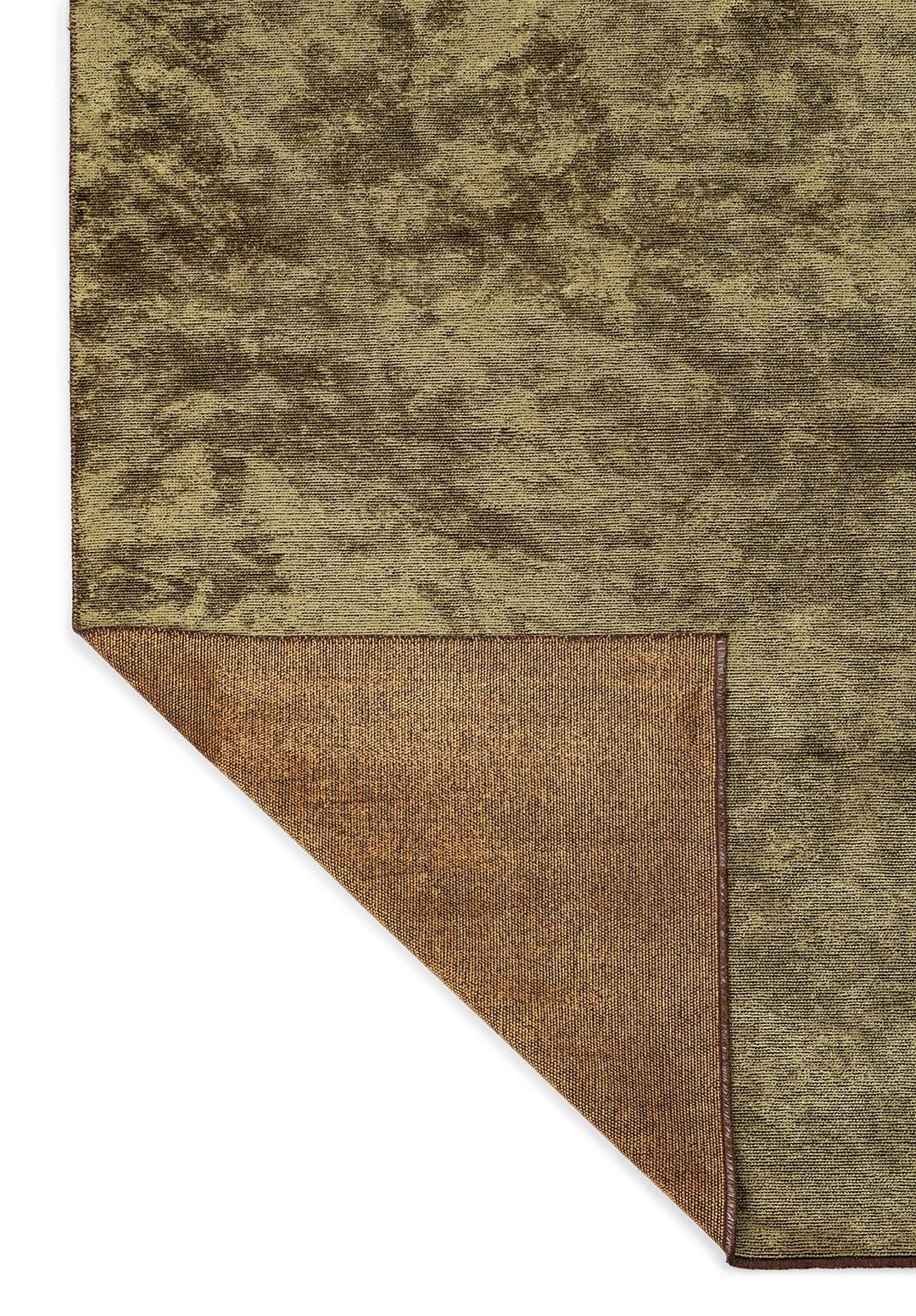 URBAN GREEN - GOLD - BLACK RUG