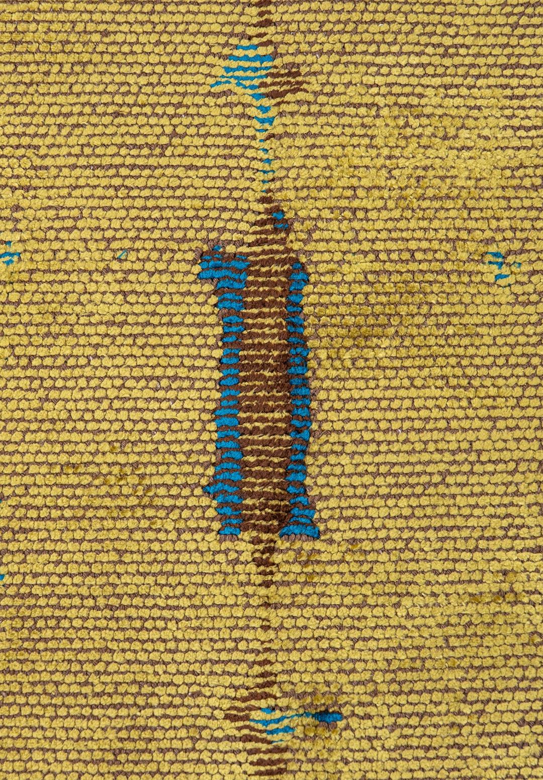 MAYA CAM GÖBEĞİ - KOYU KAHVE - KİVİ HALI