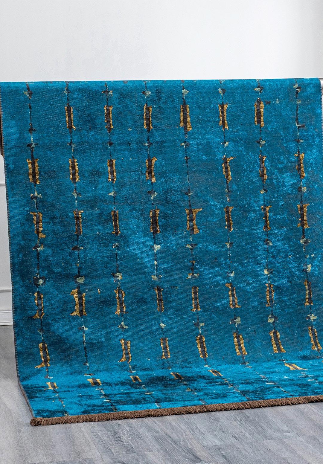 MAYA KİVİ - KOYU KAHVE - CAM GÖBEĞİ HALI