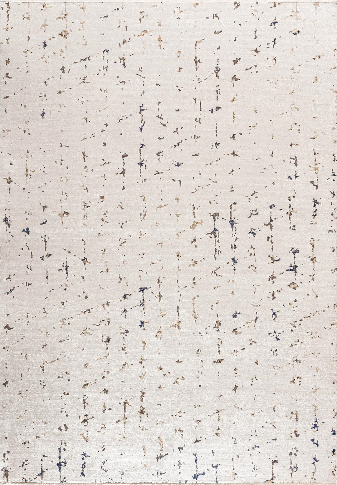 SCATTER KOYU LACİVERT - AÇIK KAHVE - EKRU HALI