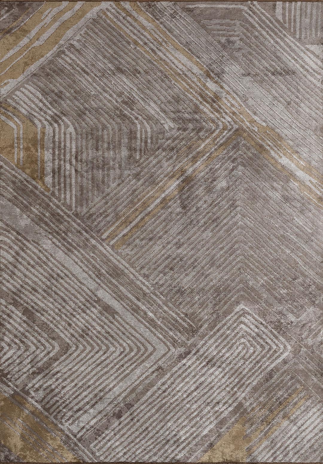 CAVERN DARK GREY - DARK BEIGE - GREY - LIGHT GREY RUG