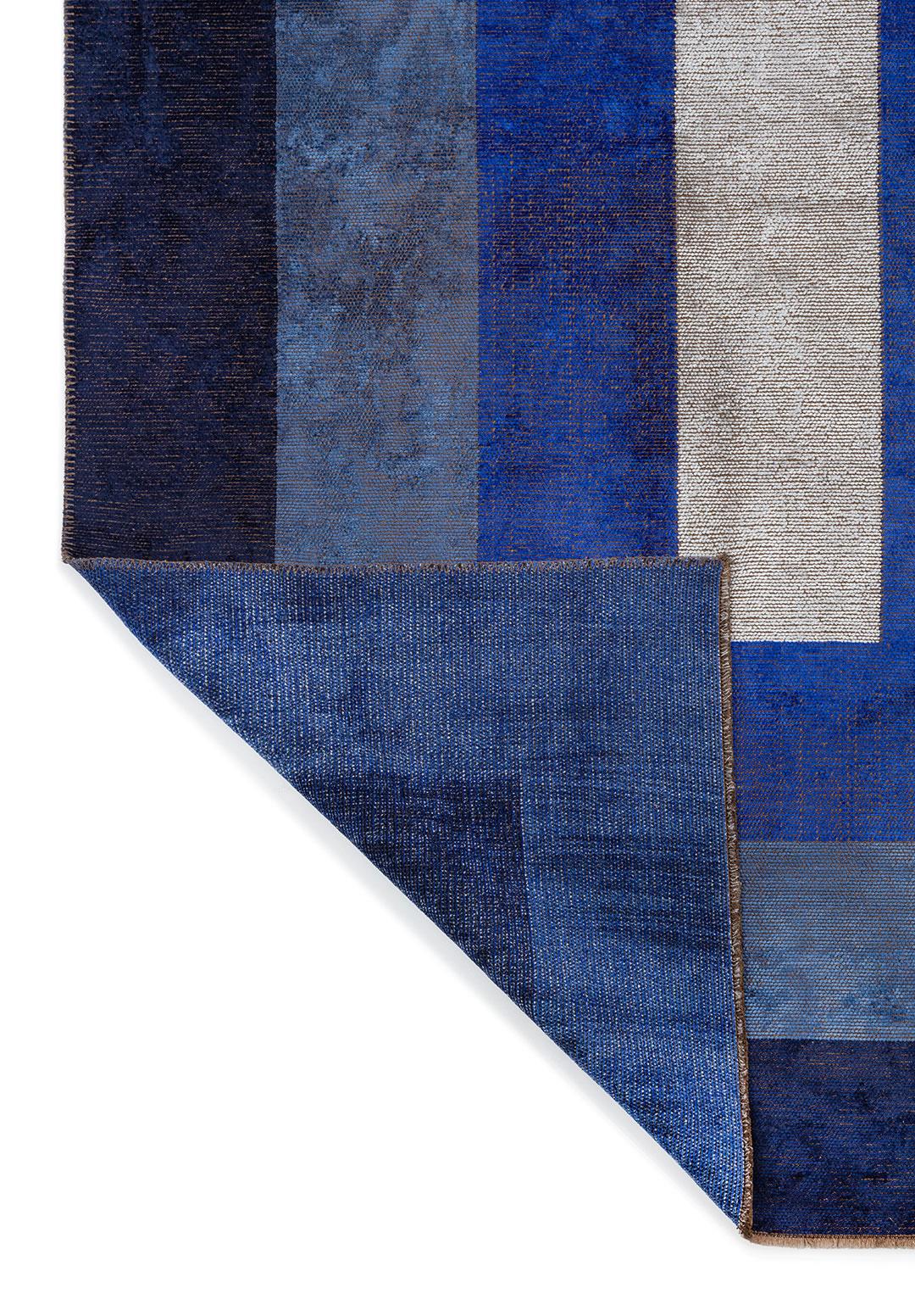 HALL DARK NAVY - NAVY BLUE - SAX BLUE - ICE BLUE RUG
