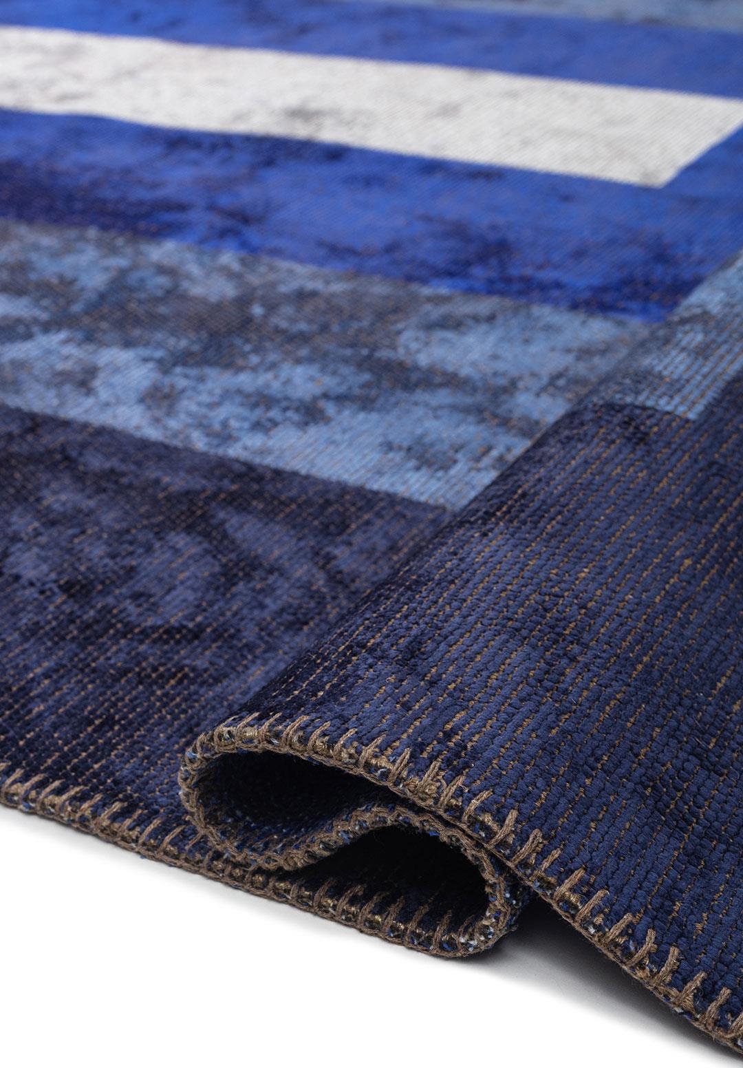 HALL DARK NAVY - NAVY BLUE - SAX BLUE - ICE BLUE RUG