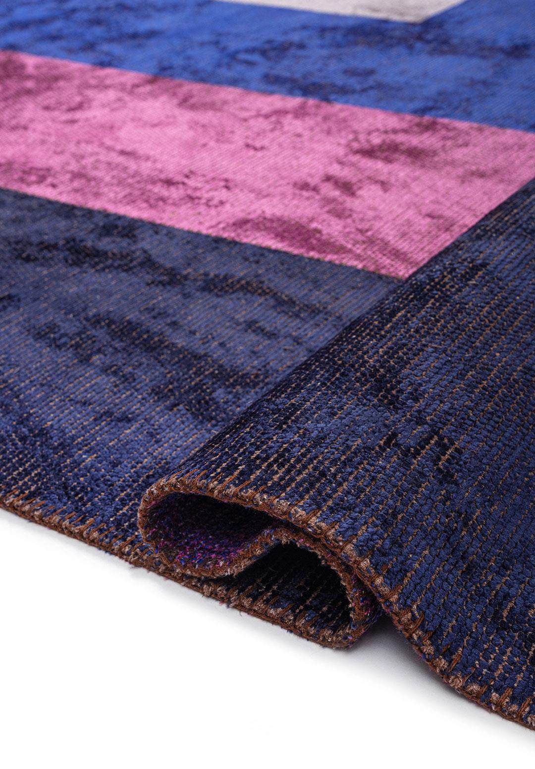 HALL DARK NAVY - PURPLE - SAX BLUE - LILAC RUG