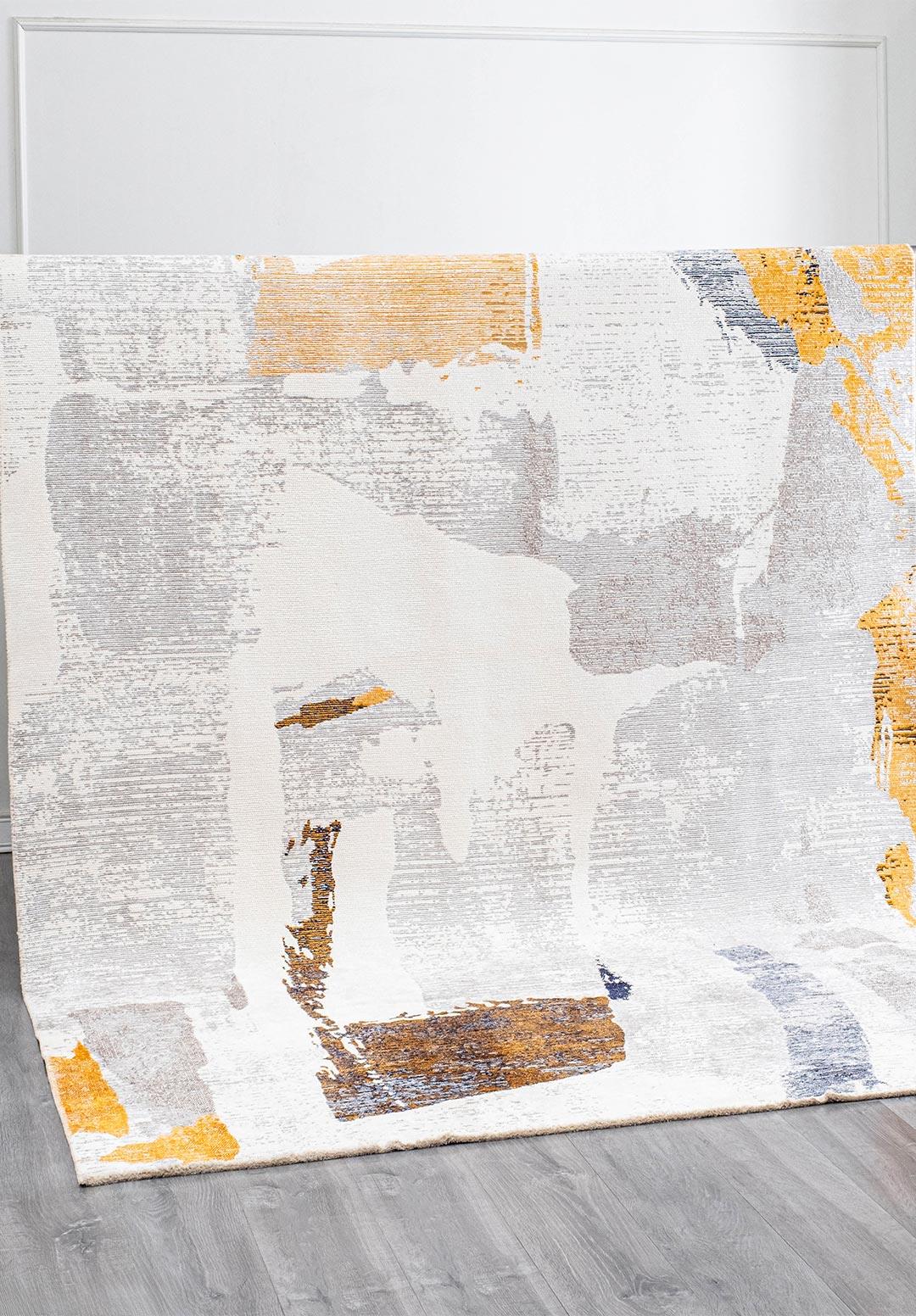 BLISS BEYAZ - GRİ - HARDAL - KOYU LACİVERT HALI