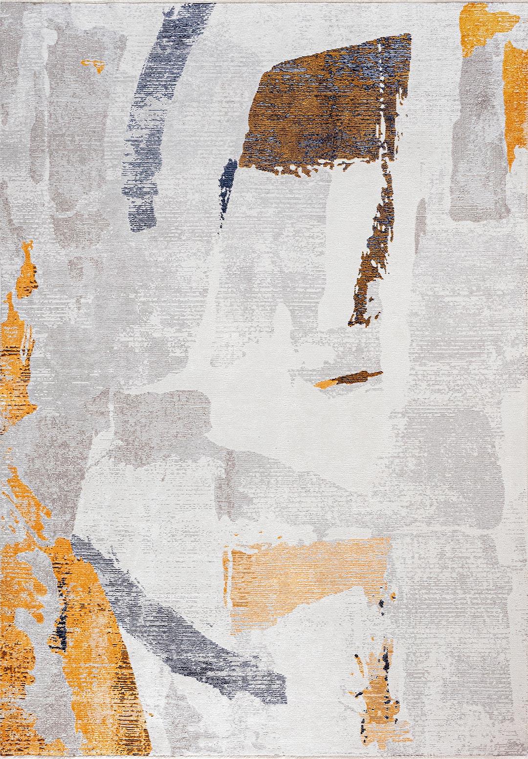 BLISS BEYAZ - GRİ - HARDAL - KOYU LACİVERT HALI