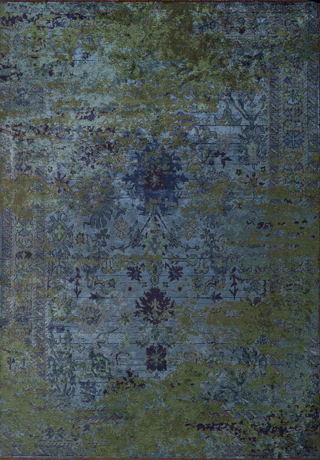 SPLENDOR ERA ORMAN YEŞİLİ - LACİVERT - PETROL - KOYU LACİVERT HALI